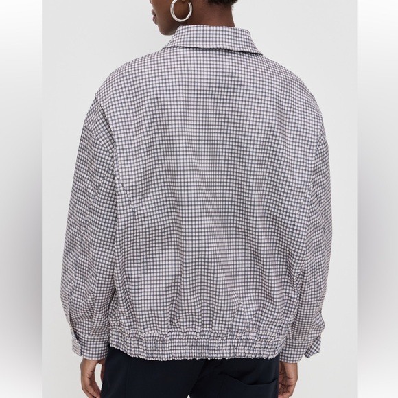 Lioness Kenny Plaid Bomber Jacket Size Small - Picture 3 of 3